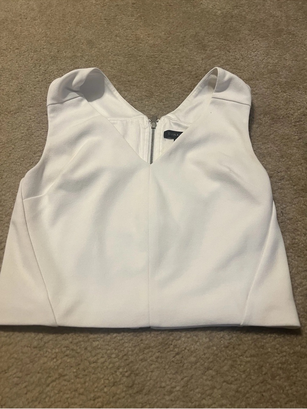Dynamite XS Cropped White Tank